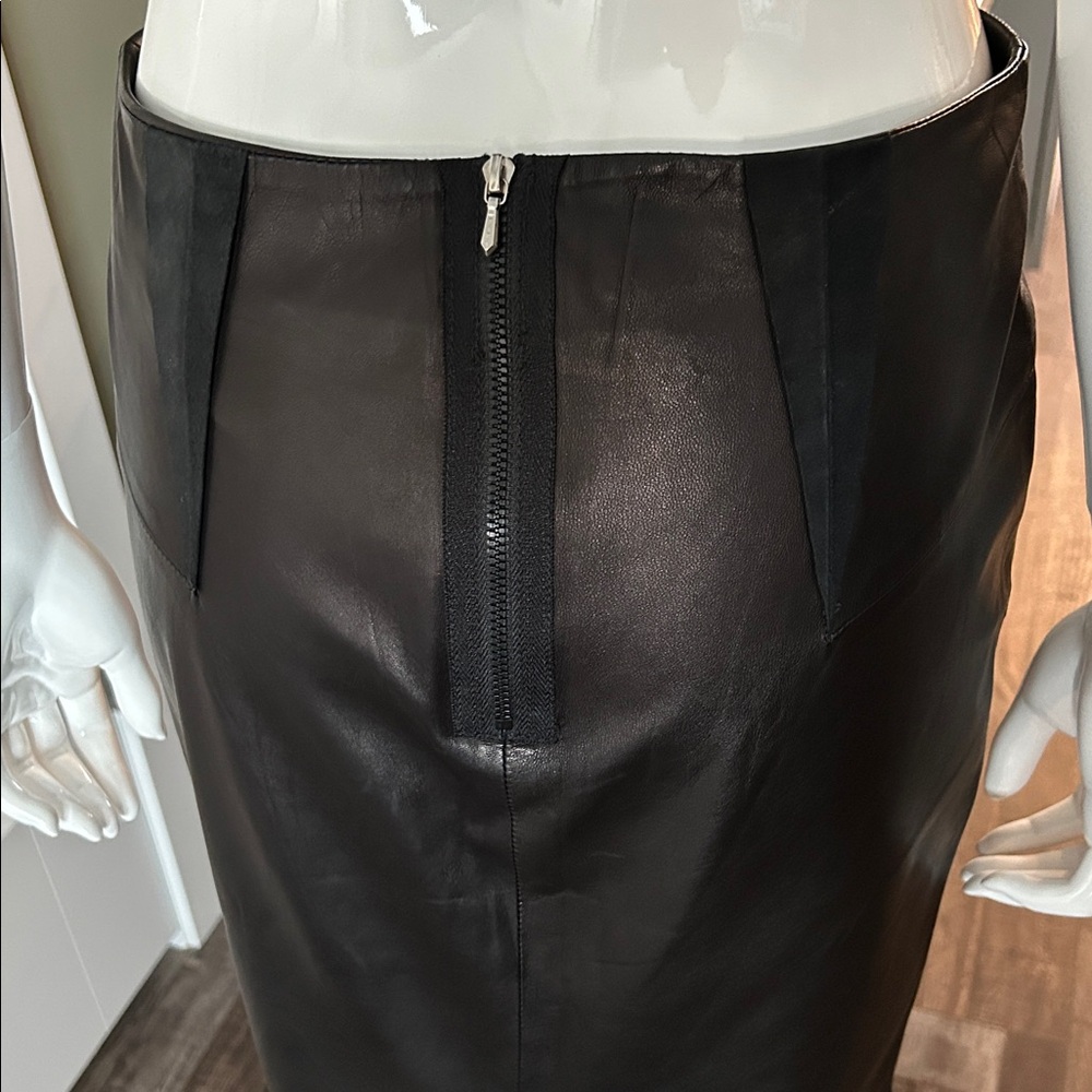 Acne Studios Lambskin Leather Skirt - Picture 9 of 16